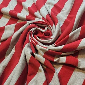 Cotton & Viscose Jersey Stretch Knit Fabric | Plain Solid & Printed Variants, 58" (147cm) Wide Soft Apparel & Craft Material – Sold by the Metre