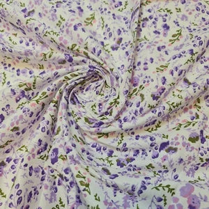 100% Cotton Printed Fabric | Leopard, Ditsy, Vintage, Polka & Rose Floral Designs – 44