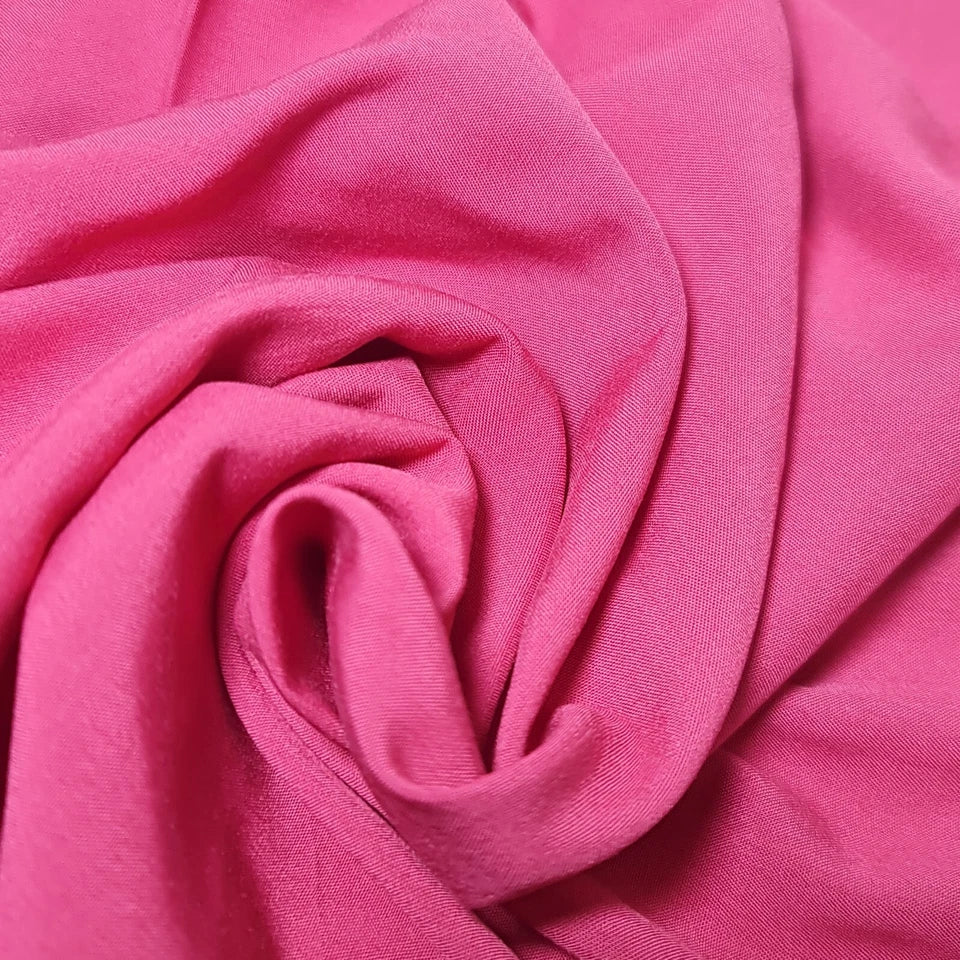 High Quality Poly Viscose Cotton Plain Fabric – 58" Wide Non-Stretch Dressmaking & Craft Material by the Metre