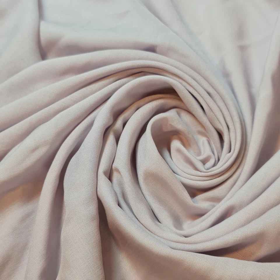 High Quality Poly Viscose Cotton Plain Fabric – 58" Wide Non-Stretch Dressmaking & Craft Material by the Metre