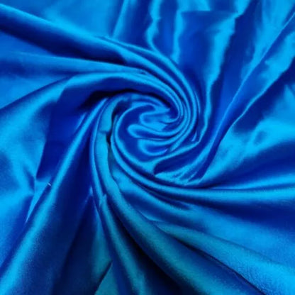 Satin Charmeuse Glossy Silky Polyester Fabric – 44" Wide – Bridal Dress, Craft & Event Material – 23m Bolt/Roll