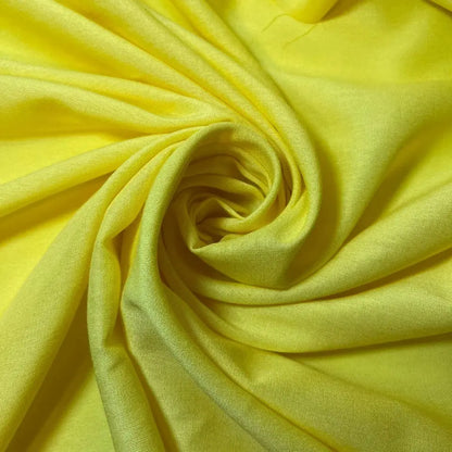 High Quality Poly Viscose Cotton Plain Fabric | 58" (147cm) Wide Non-Stretch Dressmaking & Craft Material – Sold by the Metre