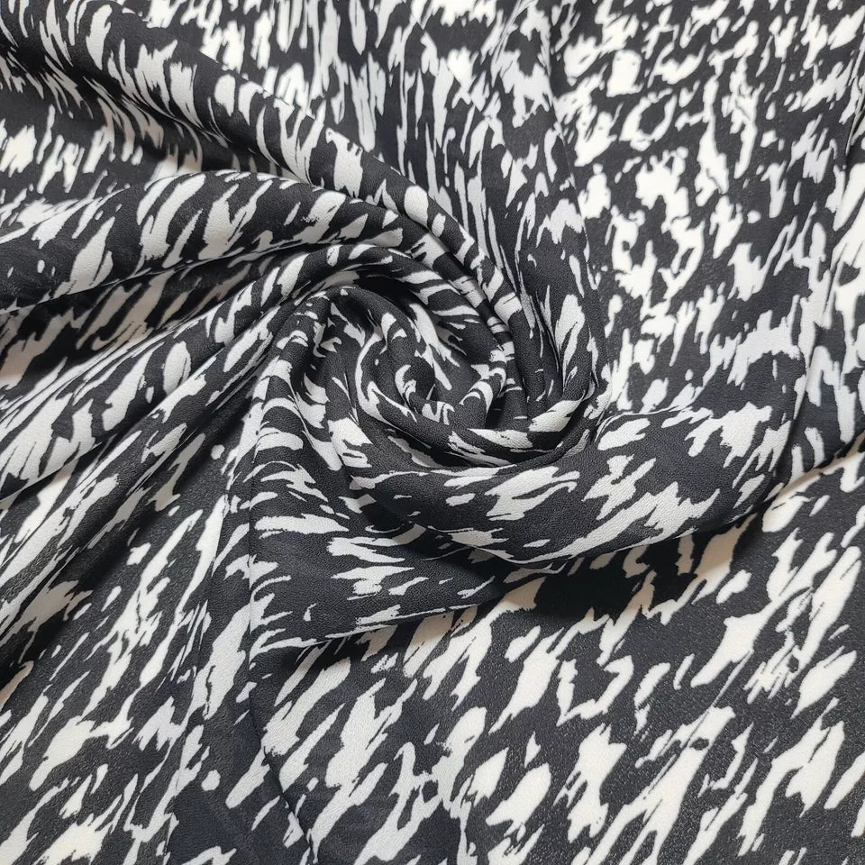 Floral, Polka, Animal & Paisley Printed Fabric – 58" Wide Georgette, Chiffon & Crepe Dress Material