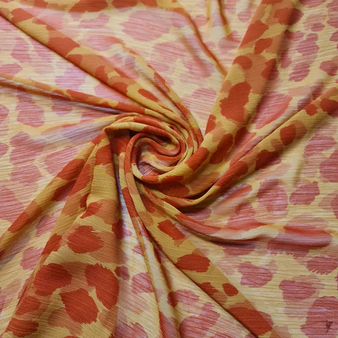 Floral, Polka, Animal & Paisley Printed Fabric – 58" Wide Georgette, Chiffon & Crepe Dress Material