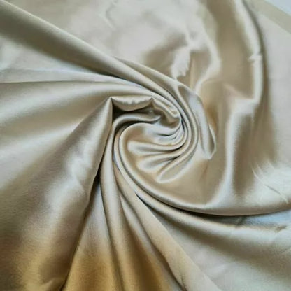 Satin Charmeuse Glossy Silky Polyester Fabric – 44" Wide – Bridal Dress, Craft & Event Material – 23m Bolt/Roll