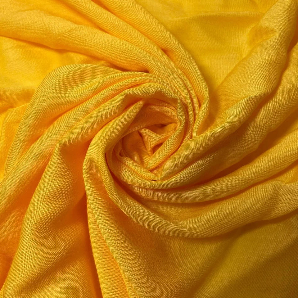 High Quality Poly Viscose Cotton Plain Fabric – 58" Wide Non-Stretch Dressmaking & Craft Material by the Metre