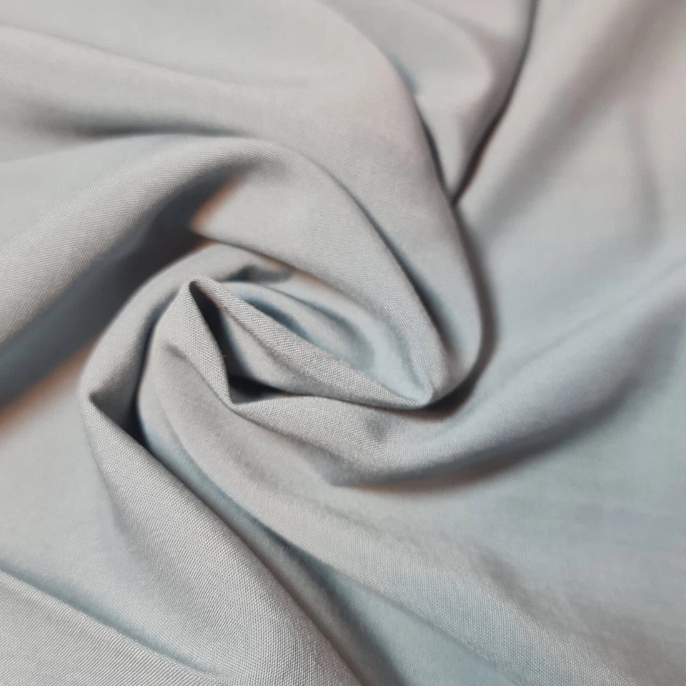 High Quality Poly Viscose Cotton Plain Fabric – 58" Wide Non-Stretch Dressmaking & Craft Material by the Metre