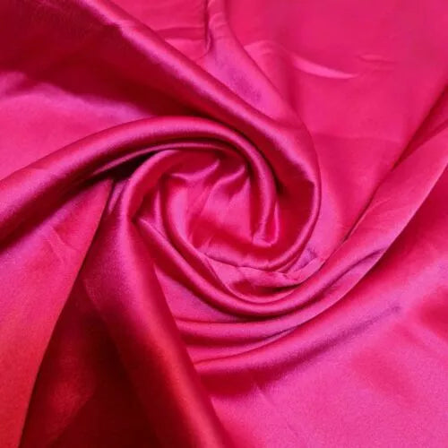 Satin Charmeuse Glossy Silky Polyester Fabric – 44" Wide – Bridal Dress, Craft & Event Material – 23m Bolt/Roll