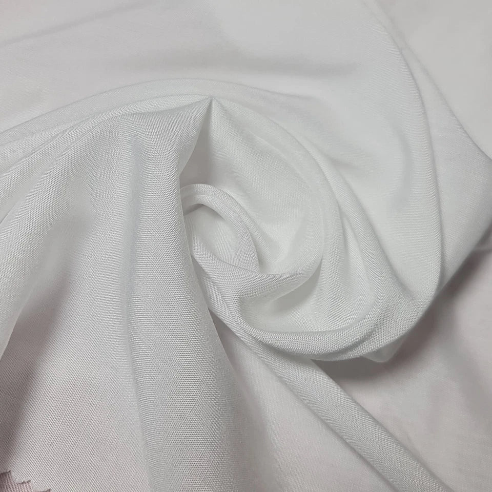 High Quality Poly Viscose Cotton Plain Fabric – 58" Wide Non-Stretch Dressmaking & Craft Material by the Metre