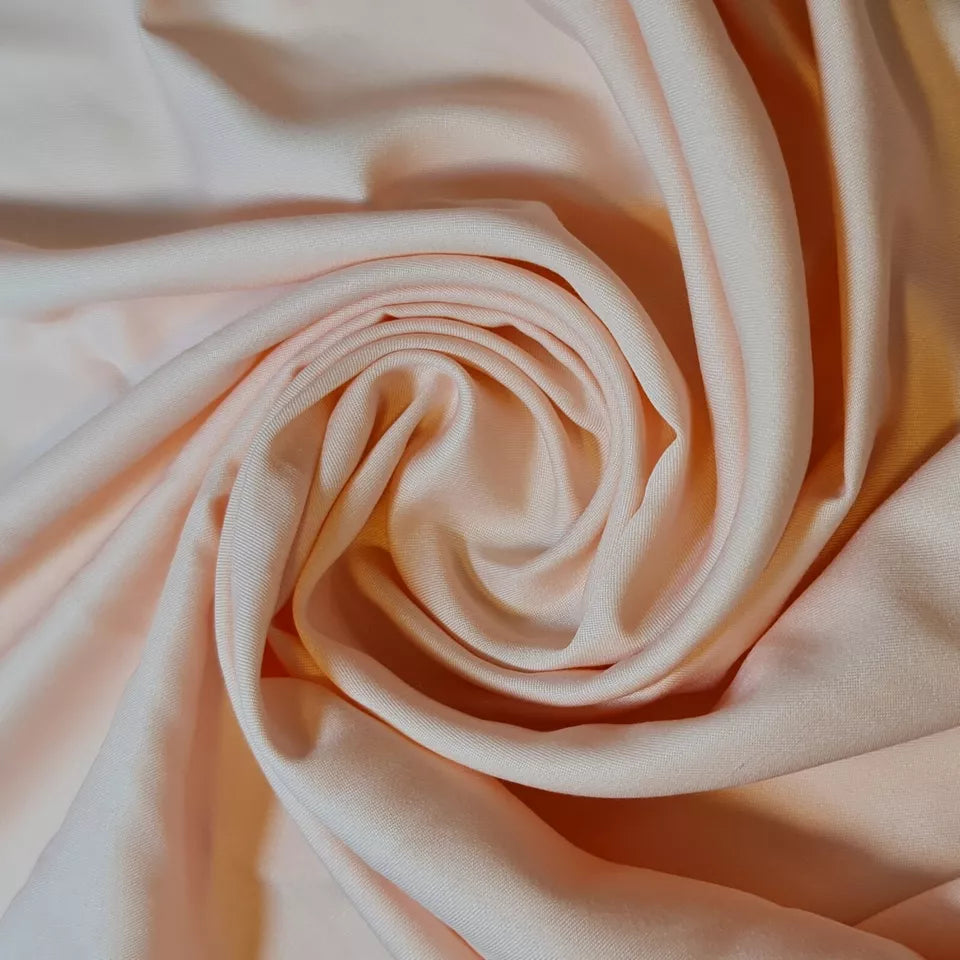 High Quality Poly Viscose Cotton Plain Fabric – 58" Wide Non-Stretch Dressmaking & Craft Material by the Metre