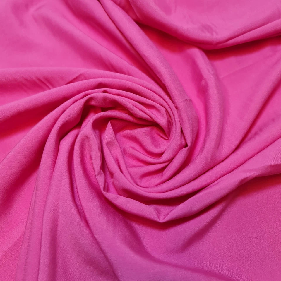 High Quality Poly Viscose Cotton Plain Fabric – 58" Wide Non-Stretch Dressmaking & Craft Material by the Metre