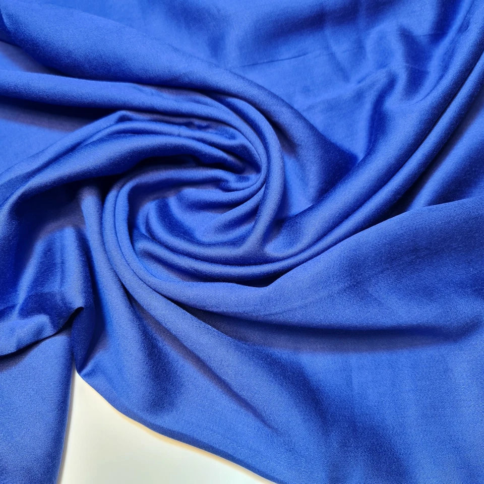 High Quality Poly Viscose Cotton Plain Fabric – 58" Wide Non-Stretch Dressmaking & Craft Material by the Metre