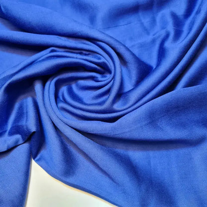 High Quality Poly Viscose Cotton Plain Fabric | 58" (147cm) Wide Non-Stretch Dressmaking & Craft Material – Sold by the Metre
