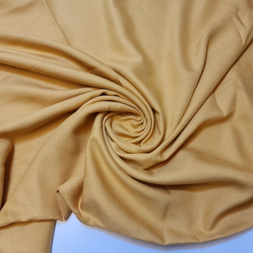 High Quality Poly Viscose Cotton Plain Fabric – 58" Wide Non-Stretch Dressmaking & Craft Material by the Metre