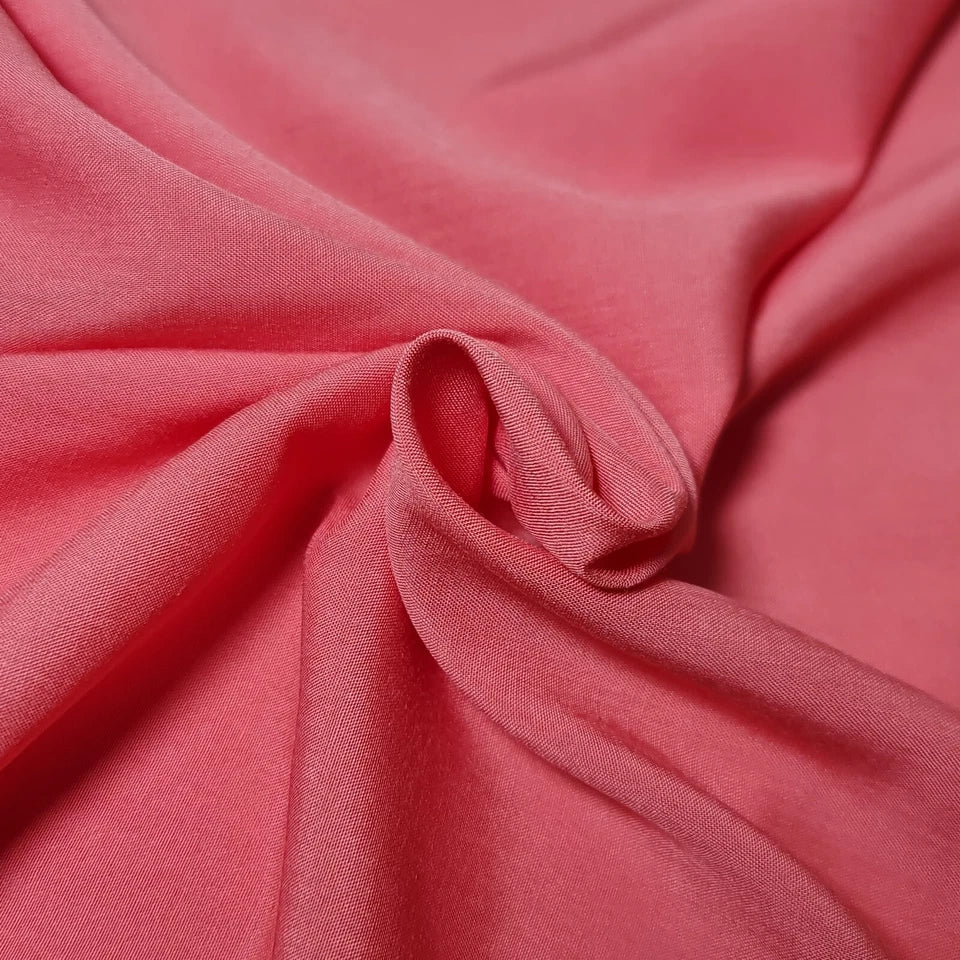 High Quality Poly Viscose Cotton Plain Fabric – 58" Wide Non-Stretch Dressmaking & Craft Material by the Metre