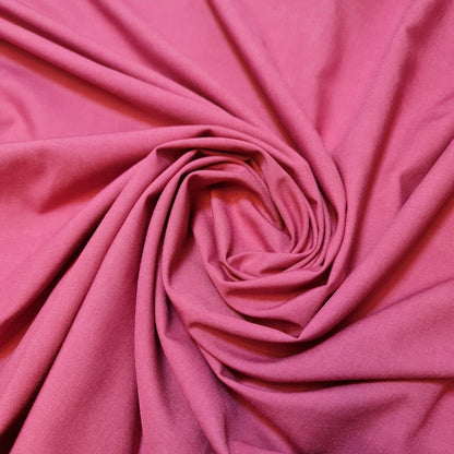 High Quality Poly Viscose Cotton Plain Fabric – 58" Wide Non-Stretch Dressmaking & Craft Material by the Metre