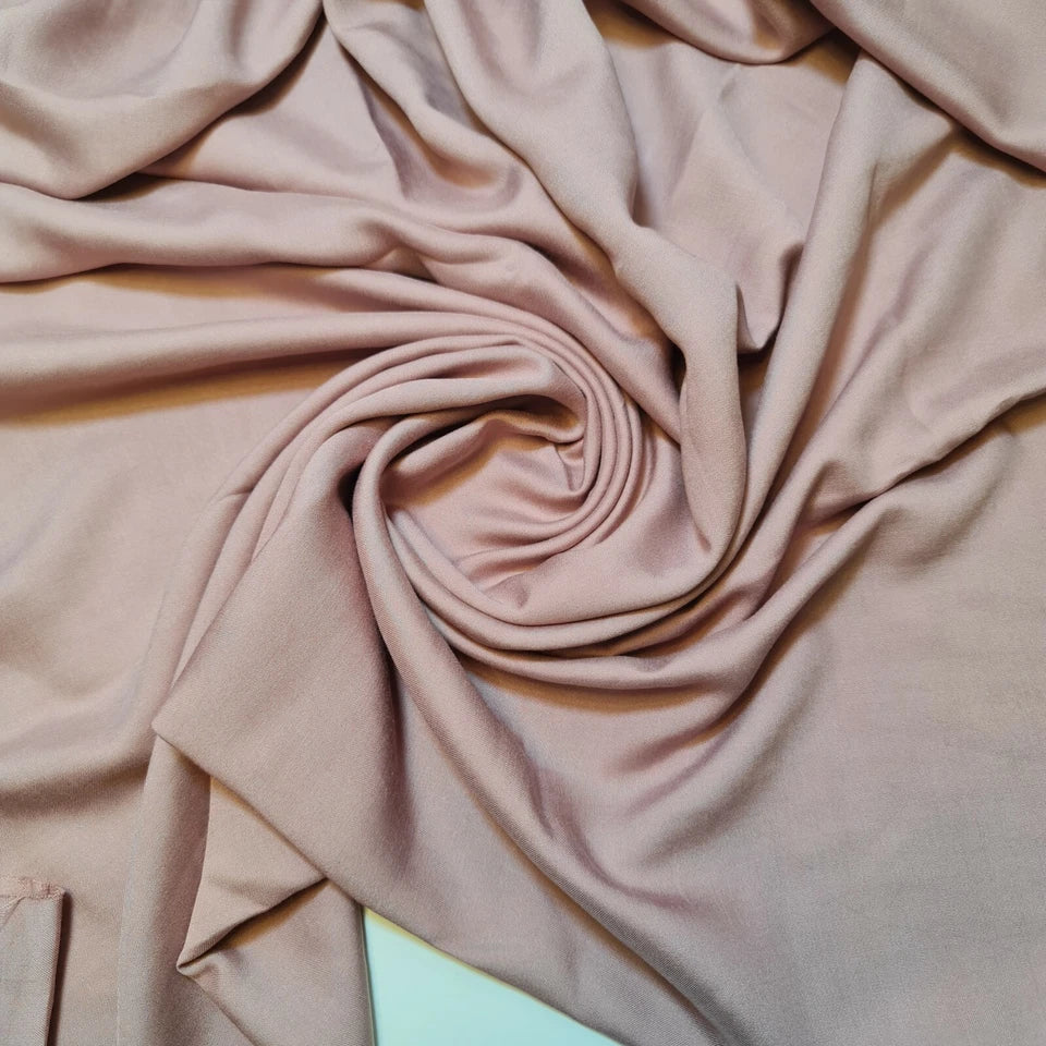 High Quality Poly Viscose Cotton Plain Fabric – 58" Wide Non-Stretch Dressmaking & Craft Material by the Metre