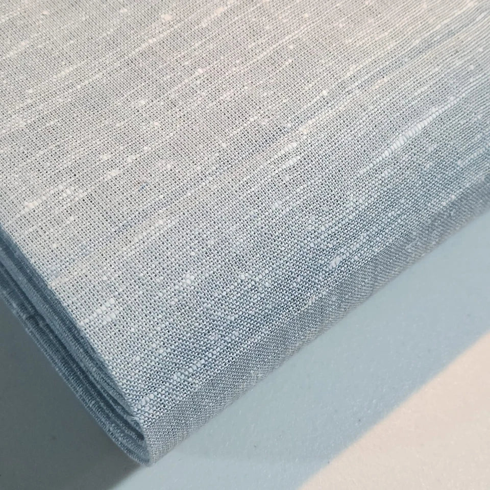linen dress fabric by the metre uk Washed Linen Viscose Woven Fabric Material- Ivory SQ622 IV