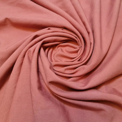 High Quality Poly Viscose Cotton Plain Fabric | 58" (147cm) Wide Non-Stretch Dressmaking & Craft Material – Sold by the Metre