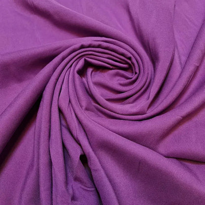 High Quality Poly Viscose Cotton Plain Fabric | 58" (147cm) Wide Non-Stretch Dressmaking & Craft Material – Sold by the Metre