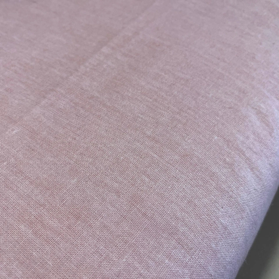 Coloured Cotton Calico Canvas Fabric | 58" (147cm) Wide Medium-Heavy Craft, Patchwork & Upholstery Material – 20m Roll  Nude Pink