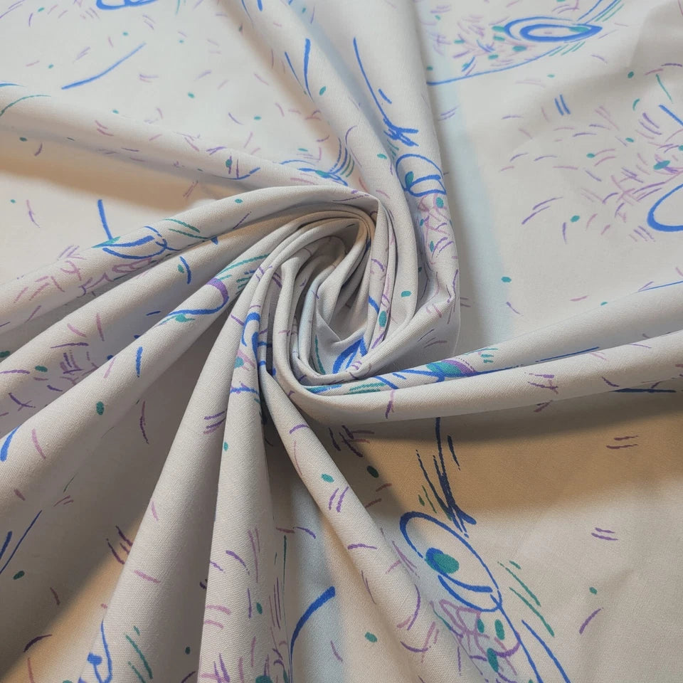 100% Cotton Vintage Floral Fabric | 44" (112cm) Wide Novelty Print for Dressmaking, Quilting & Craft Material – Sold by the Metre  Stone Splash