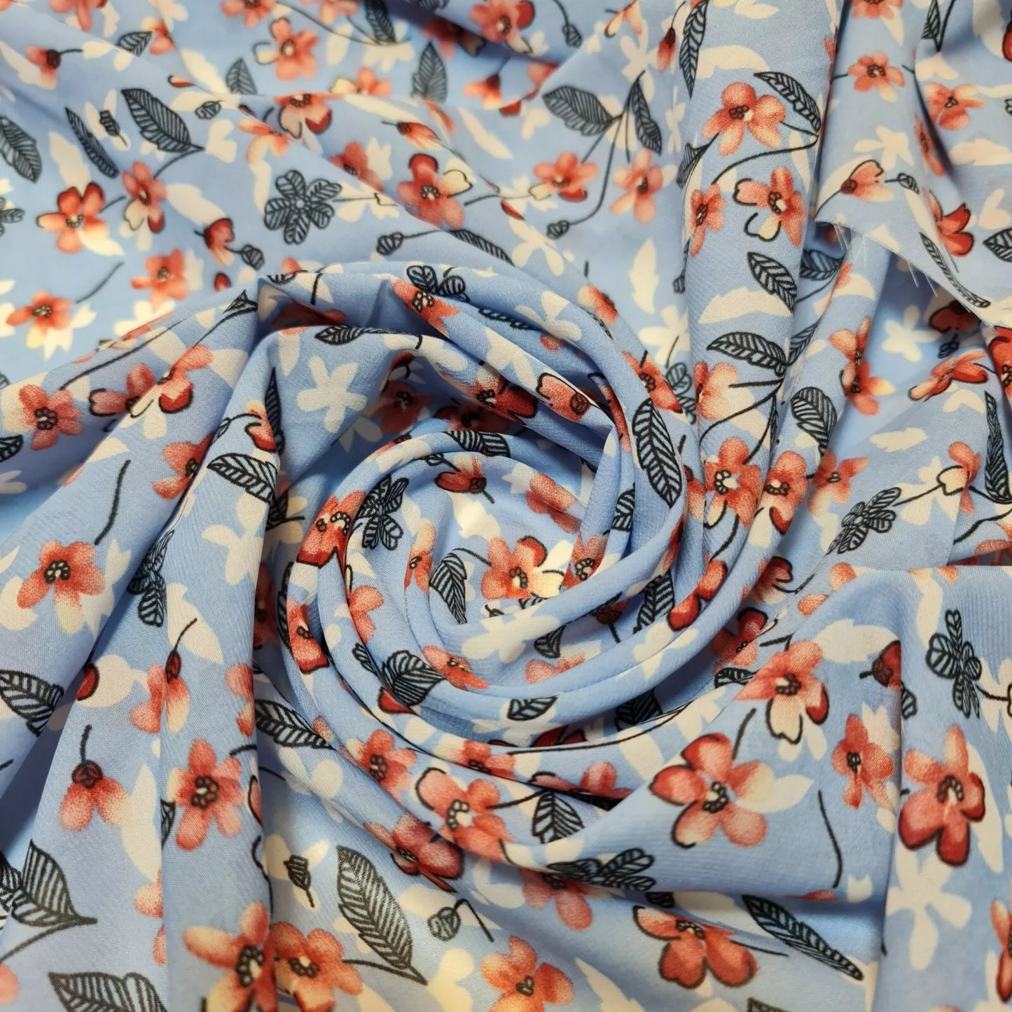 Floral, Polka, Animal & Paisley Printed Fabric – 58" Wide Georgette, Chiffon & Crepe Dress Material