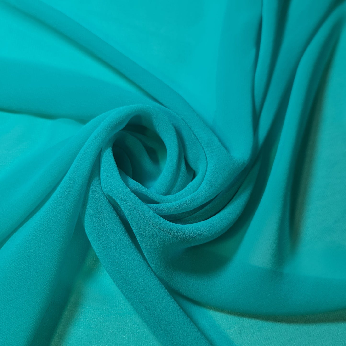 Chiffon Sheer Plain Soft Polyester Fabric – 44" Wide for Wedding, Dress & Craft – 30m Bolt/Roll