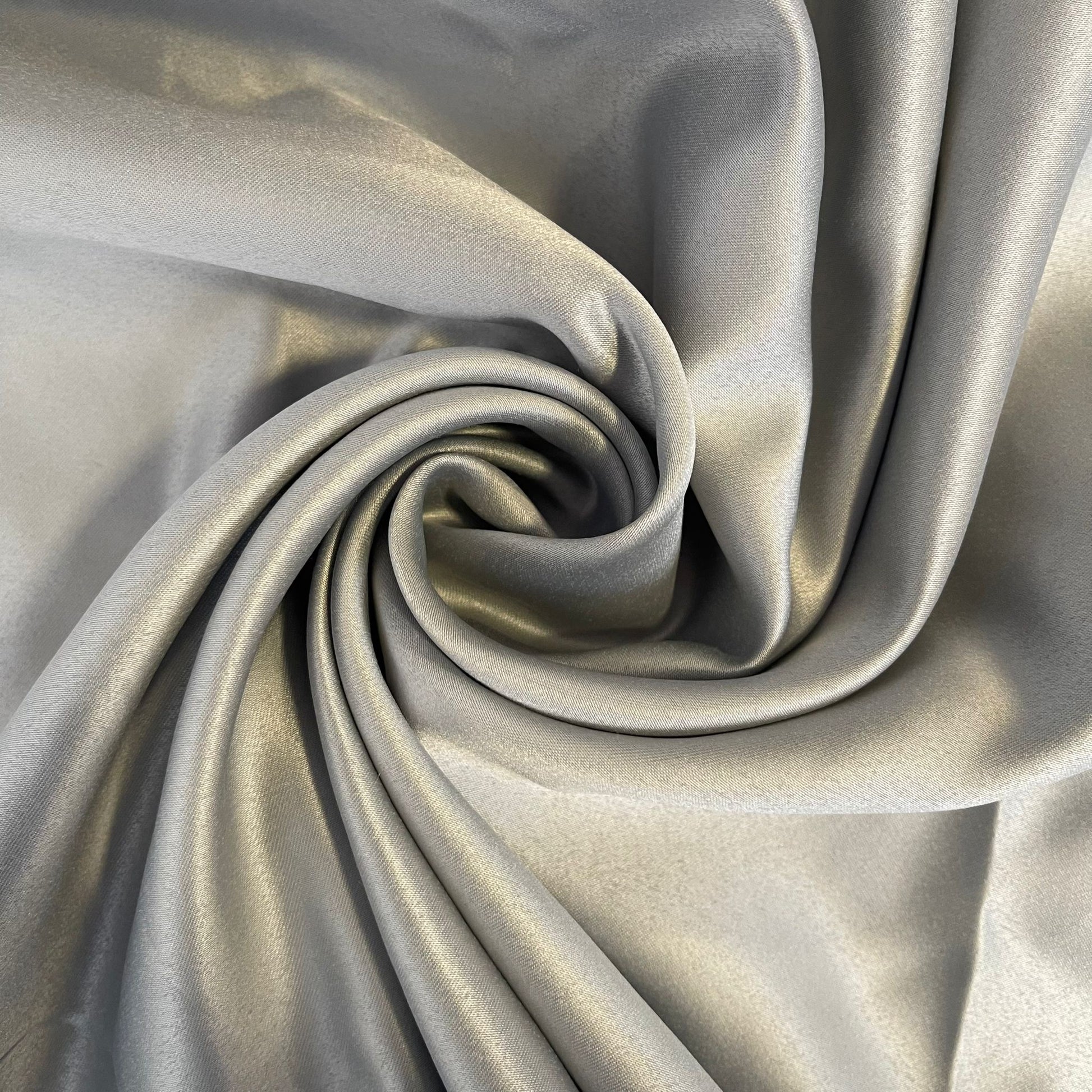 Light Weight Wedding Dull Duchess Satin Fabric Bridal Gown Dress Material 58" Wide By The Meter  Silver