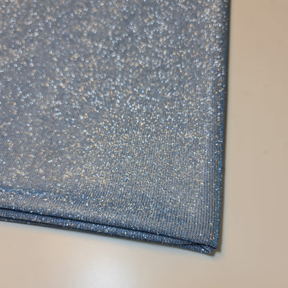 Shimmer Moonlight Stretch Glitter Nylon Fabric – 58" Wide Stardust Backdrop, Dress & Craft Material