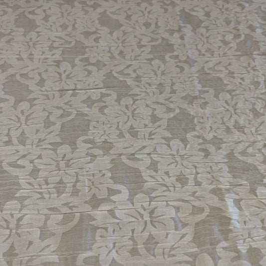 White Abstract Floral
